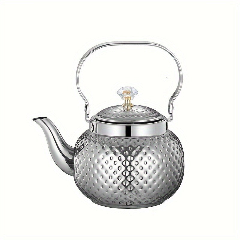 Premium Stainless Steel Tea Pot - Arabic & Turkish Style, Perfect for Home and Restaurant Use, Available in 40.58oz, 54.1oz, 67.63oz Sizes