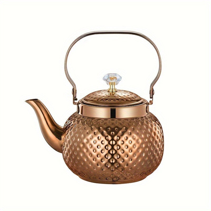 Premium Stainless Steel Tea Pot - Arabic & Turkish Style, Perfect for Home and Restaurant Use, Available in 40.58oz, 54.1oz, 67.63oz Sizes