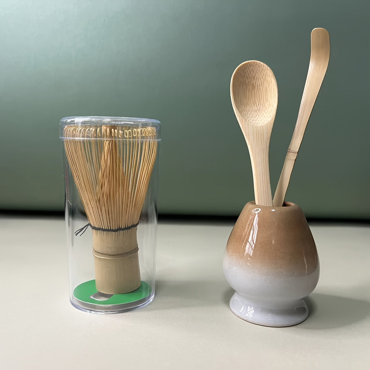 Traditional Japanese Matcha Set: Includes Bamboo Chasen, Chawan, Chashaku, And Tea Strainer - Perfect for Traveling Tea Ceremony Enthusiasts
