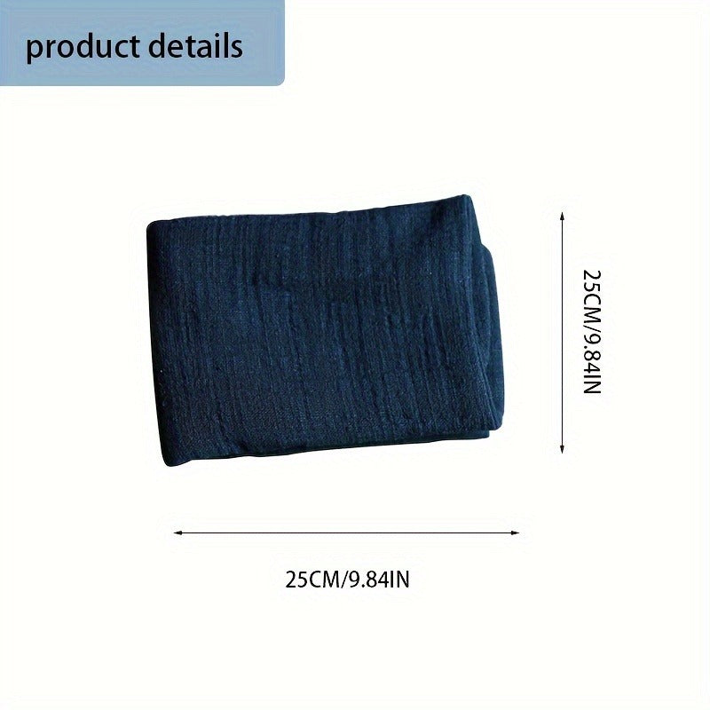 Premium Japanese Tea Ceremony Towel - Absorbent, Soft Linen Cloth for Teapot & Tableware Cleaning, Rectangular Kitchen Accessory