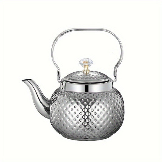 Premium Stainless Steel Tea Pot - Arabic & Turkish Style, Perfect for Home and Restaurant Use, Available in 40.58oz, 54.1oz, 67.63oz Sizes
