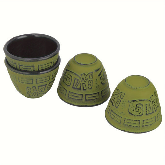 Large Capacity Japanese Cast Iron Pot Tea Set - Large Teapot with Built-in Infuser and Heat-Resistant Trivet for Perfect Brewing - Ideal for Brewing Loose Leaf Teas, Suitable for Adults and Tea Enthusiasts.