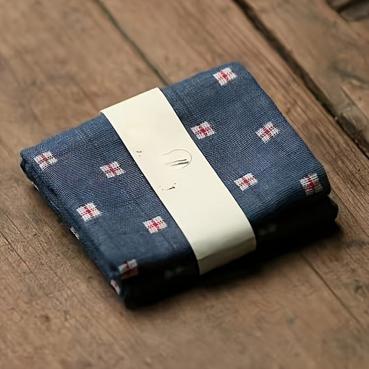 1pc Handcrafted Linen Tea Towel - Absorbent, Non-Shedding Tea Table Cloth & Mat for Tea Ceremony Accessories