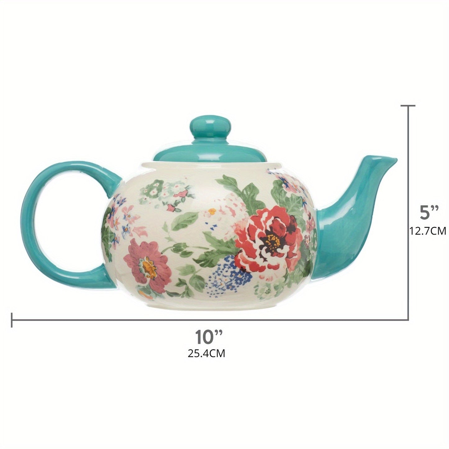 Super value Woman Country Garden Teapot