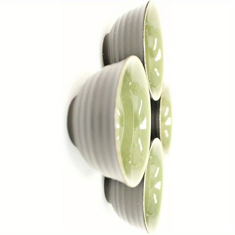 Traditional Japanese Style Sake Set with Warmer Pottery Sake Set of 7 Combo